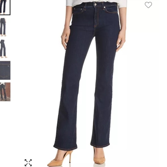 Rag & bone high rise bootcut Jeans New with tags Size 32 - Picture 2 of 11